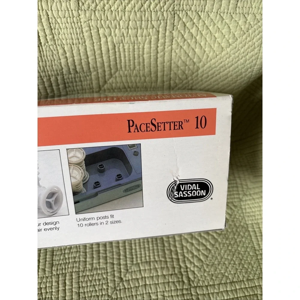 Vidal Sassoon PaceSetter 10 Hot Rollers Hairsetter New Open Box Vintage
